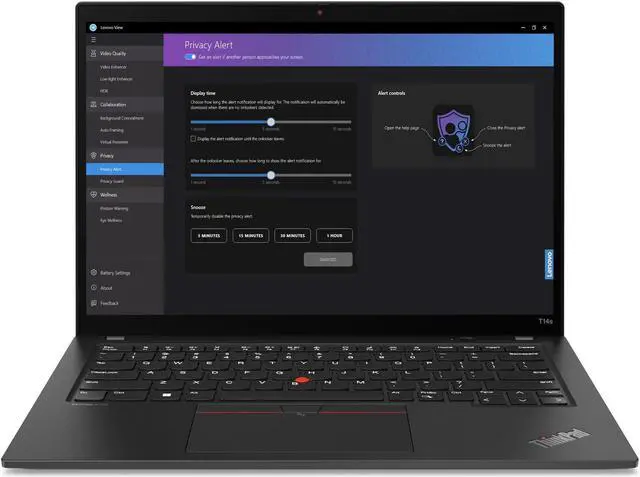 Main image of Lenovo ThinkPad T14s Gen 4 AMD Laptop, 14" IPS 60Hz, Ryzen 7 PRO 7840U, AMD Radeon 780M, 16GB, 512GB