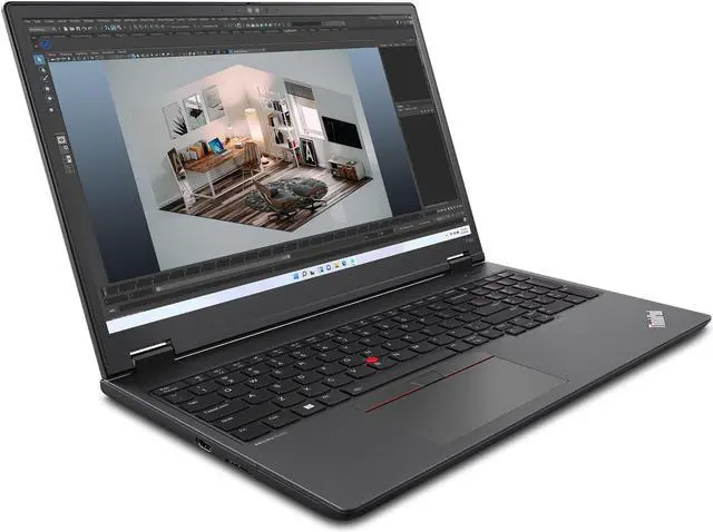 Alt view image 2 of 7 - Lenovo ThinkPad P16v Gen 1 AMD Laptop, 16" IPS  60Hz,Ryzen 9 PRO 7940HS,16GB, RTX 2000 Ada Generation  GPU 8GB GDDR6, 1TB,Qualcomm Wifi,Win 11 Pro,One YR Onsite Warranty, One YR Onsite Warranty