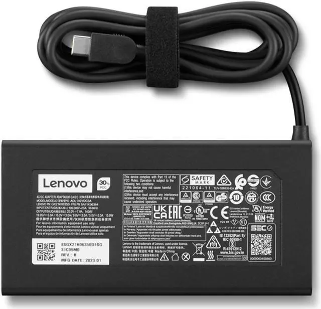 Alt view image 2 of 2 - Lenovo Legion Slim 140W AC Adapter (USB-C), For Gaming