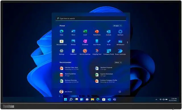 Alt view image 13 of 20 - Lenovo ThinkCentre TIO Flex 22i 21.5 inch Monitor