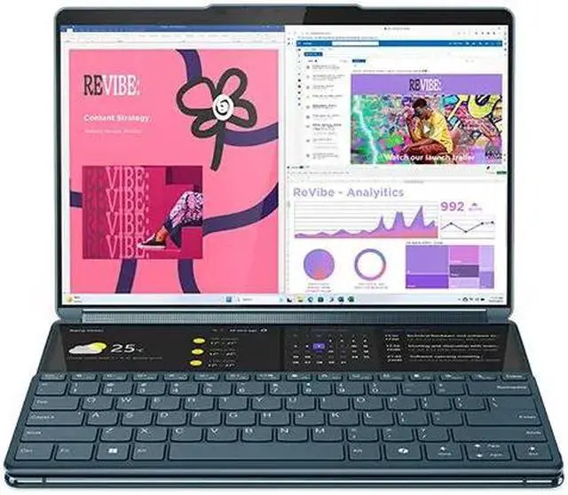 Alt view image 2 of 5 - Lenovo Laptop Yoga Book 9, 13.3"  Glass,Intel Core Ultra 7 155U,16GB,  Graphics, 1TB SSD,6 wifi,Win 11 Pro