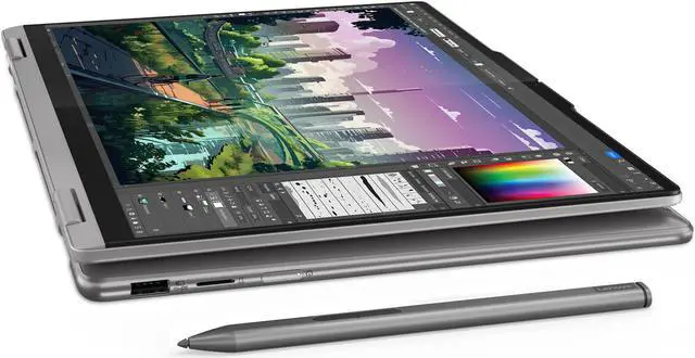 Alt view image 2 of 10 - Lenovo Yoga 7 2-in-1 Laptop, 14" IPS Glass, Ryzen 5 8640HS, 16GB, 512GB SSD