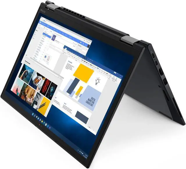 Main image of Lenovo ThinkPad X13 Yoga Gen 3 Intel Laptop, 13.3" IPS  Low Power, vPro®,   Iris Xe Graphics, 16GB, 512GB SSD
