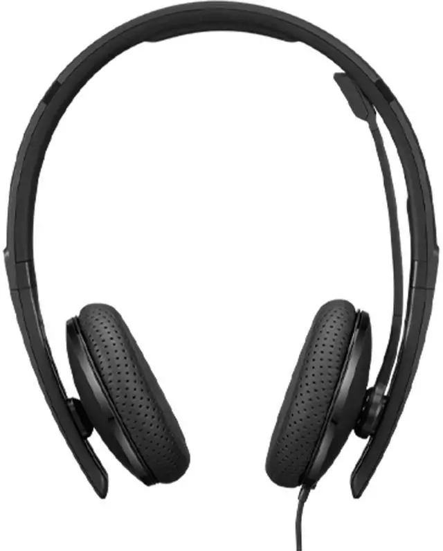 Alt view image 15 of 20 - Lenovo Wired VoIP Headset (Teams) - Stereo - USB Type C - Wired - 2.2 Kilo Ohm - 20 Hz - 20 kHz - Over-the-head - Binaural - Ear-cup - 5.86 ft Cable - Noise Cancelling Microphone - Black