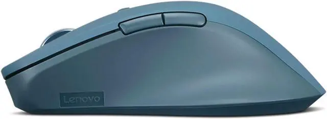 Alt view image 2 of 7 - Lenovo 100 Wired USB Computer Mouse for PC, Laptop, Computer with Windows - Full-Size - Ambidextrous Design - 3 Buttons - Red Optical Sensor - Black
