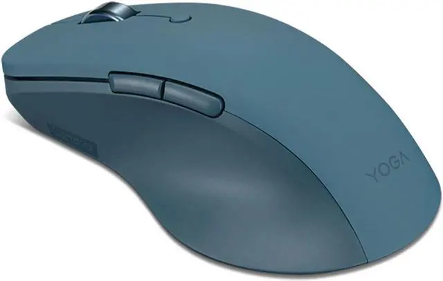Alt view image 4 of 7 - Lenovo 100 Wired USB Computer Mouse for PC, Laptop, Computer with Windows - Full-Size - Ambidextrous Design - 3 Buttons - Red Optical Sensor - Black