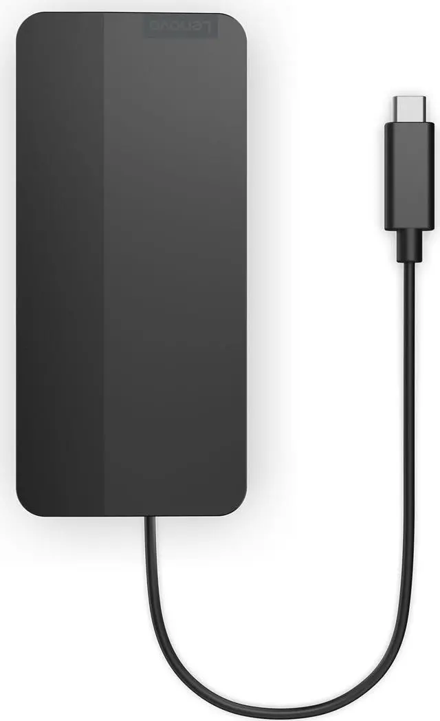 Alt view image 5 of 20 - Lenovo USB-C Dual Display Travel Dock with Adapter