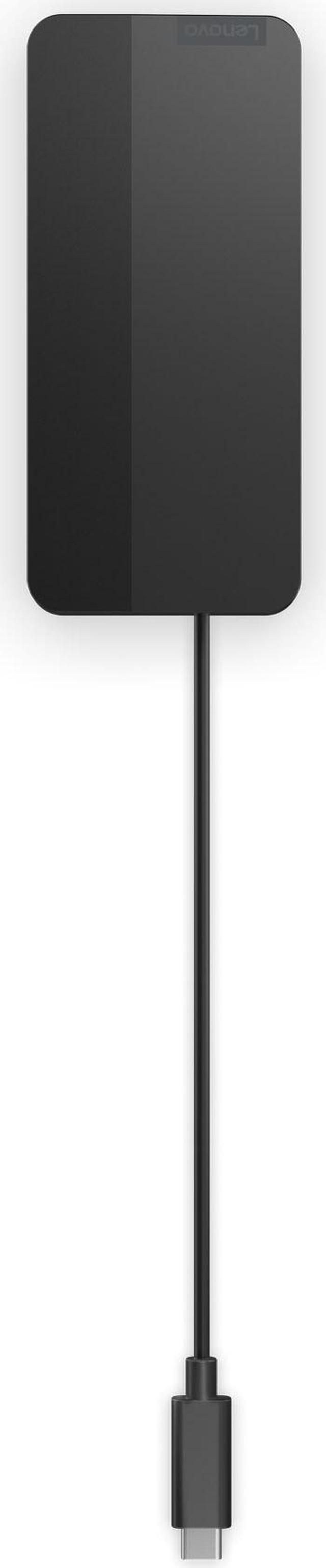 Alt view image 7 of 20 - Lenovo USB-C Dual Display Travel Dock with Adapter