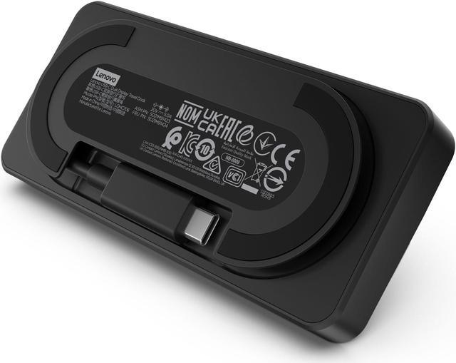 Alt view image 8 of 20 - Lenovo USB-C Dual Display Travel Dock with Adapter