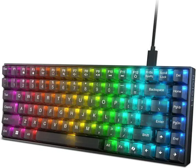 Alt view image 3 of 7 - Lenovo Legion K510 Mini Pro Gaming Keyboard - US English, For Gaming