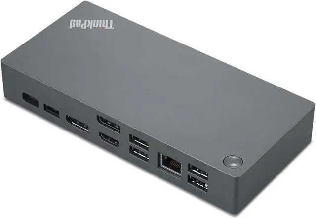 Alt view image 3 of 20 - Lenovo ThinkPad Universal USB-C Dock (with 135W Power Adapter)