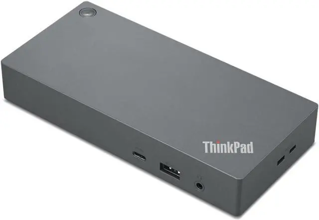Alt view image 2 of 20 - Lenovo ThinkPad Universal USB-C Dock (with 135W Power Adapter)