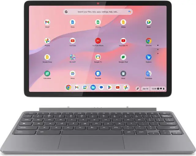Main image of Lenovo Chromebook Duet Gen 9 Laptop, 10.95" IPS Glass,MediaTek Kompanio 838,4GB, ARM Mali-G57 MC3 GPU, 64GB eMMC,6 wifi,Not Included