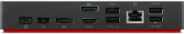 Alt view image 7 of 11 - Lenovo ThinkPad Universal USB-C Dock (with 135W Power Adapter)