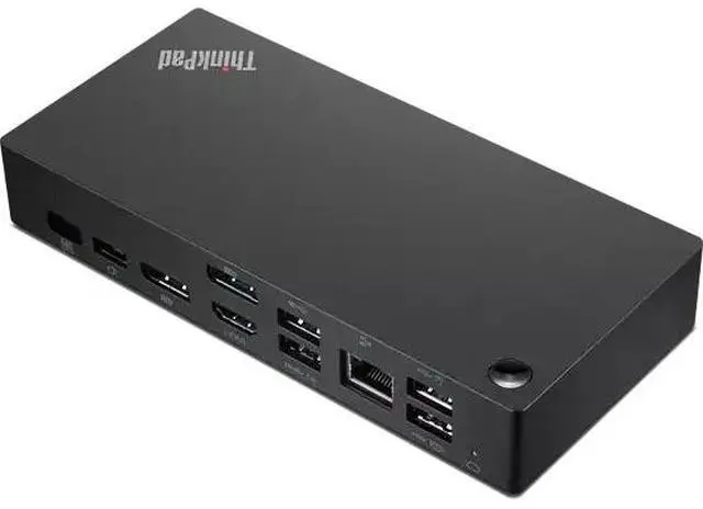 Alt view image 3 of 20 - Lenovo ThinkPad Universal USB-C Smart Dock, Dedicated Graphics
