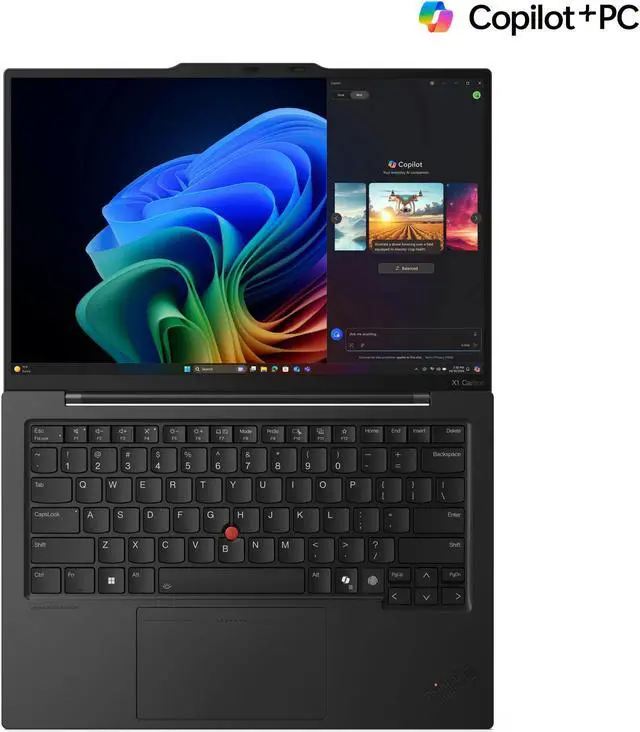 Alt view image 6 of 7 - Lenovo ThinkPad X1 Carbon Gen 13 Intel Laptop, 14" Low Blue Light, Intel Core Ultra 7 258V, 32GB, 1TB SSD