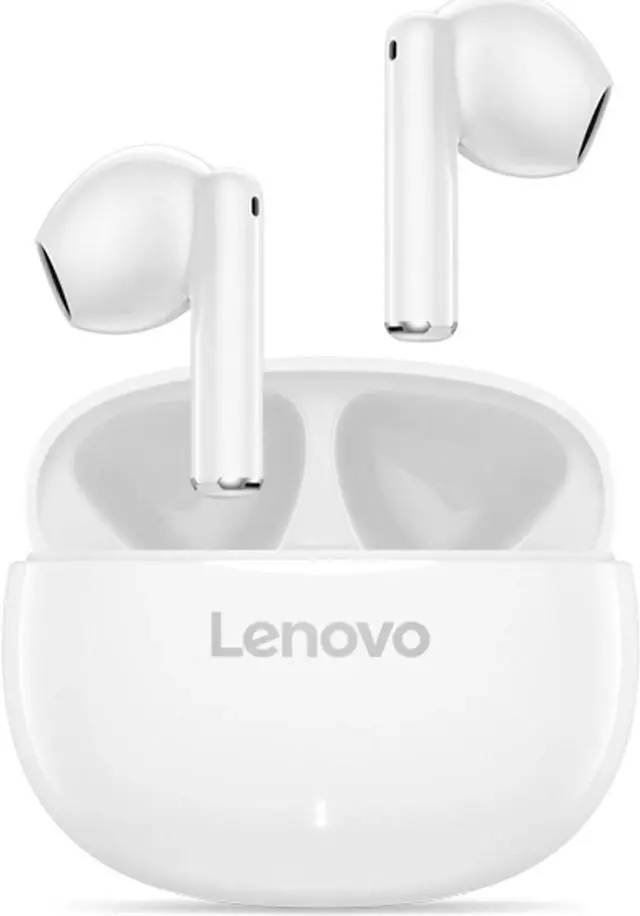 Alt view image 2 of 14 - Lenovo E310 True Wireless Stereo Earbuds (White)