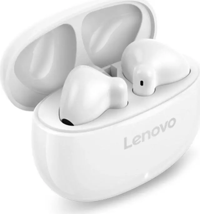 Alt view image 4 of 14 - Lenovo E310 True Wireless Stereo Earbuds (White)