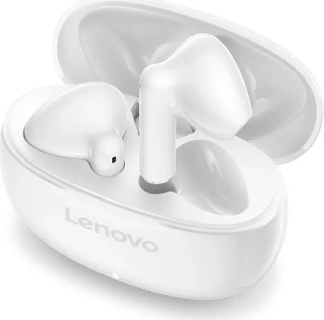 Alt view image 5 of 14 - Lenovo E310 True Wireless Stereo Earbuds (White)