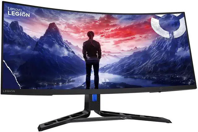 Alt view image 2 of 9 - Lenovo Legion R34w-30 34-inch VA Curved WQHD 180Hz Gaming Monitor, For Gaming