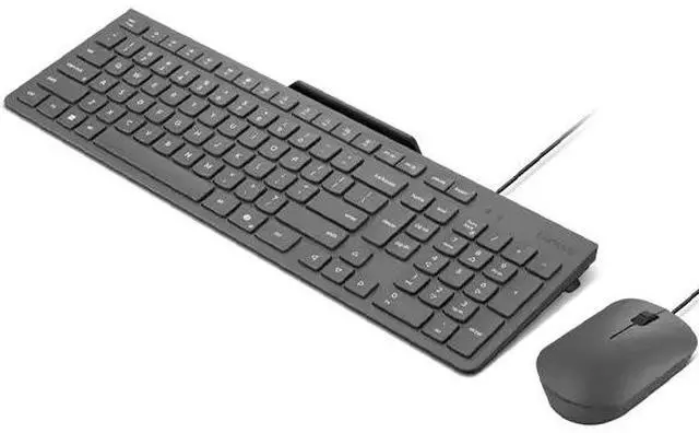 Alt view image 7 of 14 - Lenovo 310 USB-A Wired Combo - US English