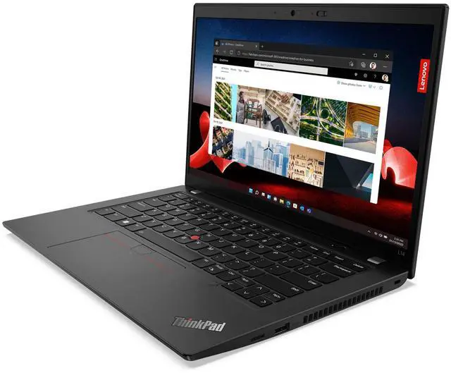 Alt view image 3 of 7 - Lenovo ThinkPad L14 Gen 4 AMD Laptop, 14" 60Hz, Ryzen 3 PRO 7330U, 8GB, 256GB SSD