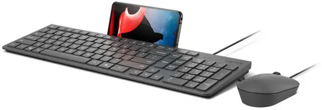 Alt view image 5 of 14 - Lenovo 310 USB-A Wired Combo - US English