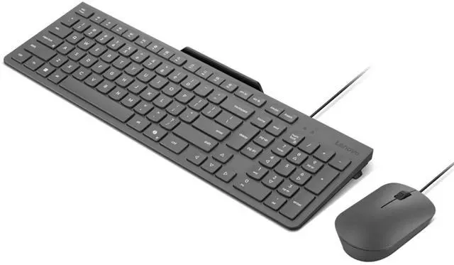 Alt view image 3 of 14 - Lenovo 310 USB-A Wired Combo - US English