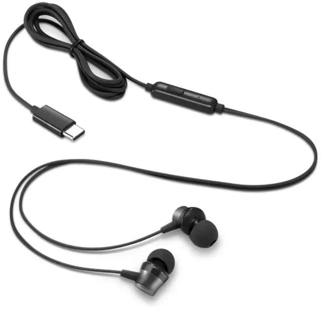 Alt view image 9 of 11 - Lenovo USB-C Wired In-Ear Headphone