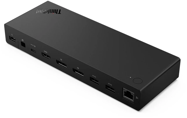 Alt view image 2 of 7 - Lenovo ThinkPad USB4 Dock 5000 (with 135W Adapter)