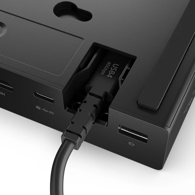 Alt view image 7 of 7 - Lenovo ThinkPad USB4 Dock 5000 (with 135W Adapter)