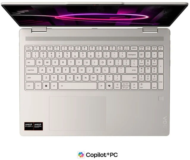 Alt view image 7 of 7 - Lenovo Yoga 7a 2-in-1 AMD Laptop, 16" IPS Glass HD,Ryzen AI 5 430,16GB, AMD Radeon 840M, 1TB SSD,Win 11 Home
