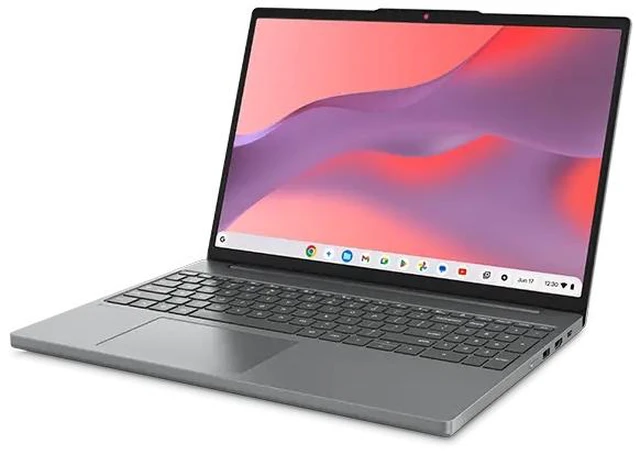 Alt view image 3 of 5 - Lenovo Chromebook m Laptop, 15.3" IPS 60Hz, MediaTek Kompanio 540, 4GB, 128GB