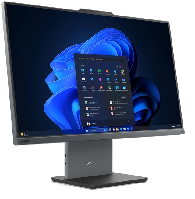 Alt view image 2 of 7 - Lenovo ThinkCentre Neo 55a Gen 6 AMD Desktop, 23.8" FHD IPS Narrow Bezel, Ryzen 5 220, 32GB, 1TB SSD