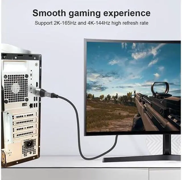 Alt view image 4 of 14 - Displayport to Mini DisplayPort 8K Adapter 2-Pack, BolAAzuL Displayport 1.4 Cable Adapter Bi-Directional MDP to DP/DP Male to Mini DP Female Extender Converter 8K(76804320)@60Hz,4K@144Hz,2K@165Hz