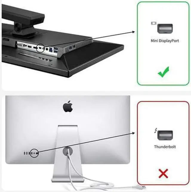 Alt view image 5 of 14 - Displayport to Mini DisplayPort 8K Adapter 2-Pack, BolAAzuL Displayport 1.4 Cable Adapter Bi-Directional MDP to DP/DP Male to Mini DP Female Extender Converter 8K(76804320)@60Hz,4K@144Hz,2K@165Hz