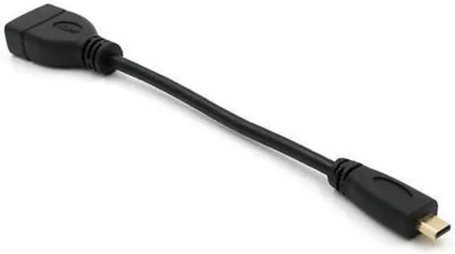 Main image of Micro HDMI to HDMI female adapter mini-HDMI male HDMI female HD cable