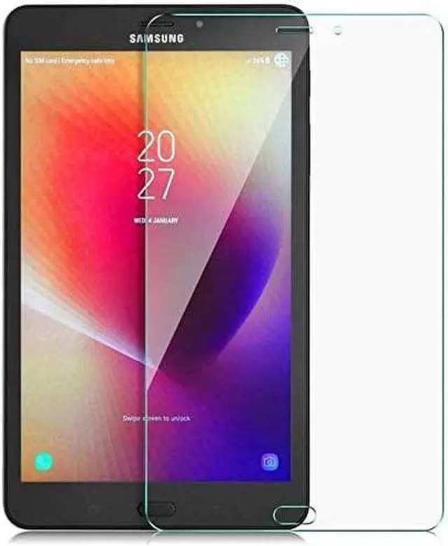 Alt view image 2 of 3 - Galaxy Tab A 8.0 T387 Case, Heavy Duty Case Tempered Glass Screen Protector Cover Kickstand Handle Carrying Sling Strap for Samsung Galaxy Tab A 8.0 2018/2019 LTE SM-T387 (Hot Pink)