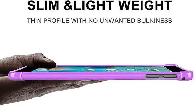 Alt view image 7 of 7 - iPad Pro 12.9 5th Gen (2021) Case TPU Thin Skin Flexible Slip on Cover for Apple iPad 12.9 5th Gen (2021) (Purple)