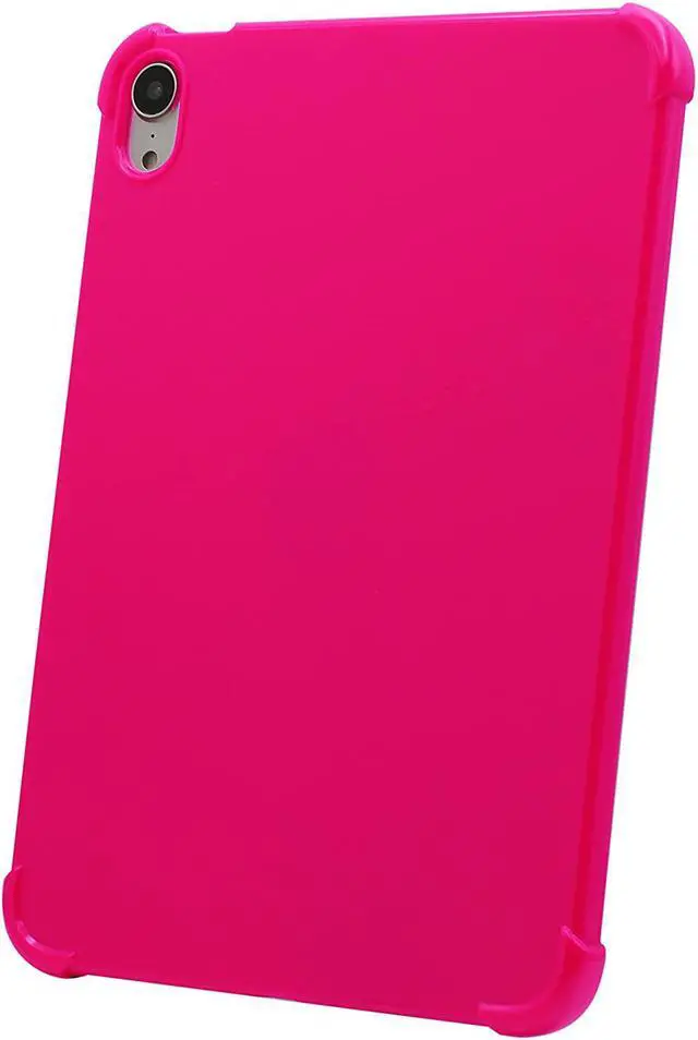 Alt view image 3 of 6 - iPad Mini 6th Gen Case, TPU Ultra Slim, Lightweight Protection, Shockproof Cover for Apple iPad Mini 6 Generation 2021 (Hot Pink)