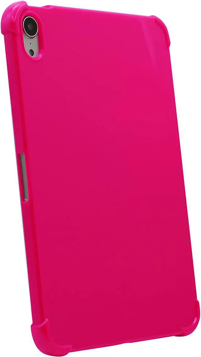 Alt view image 2 of 6 - iPad Mini 6th Gen Case, TPU Ultra Slim, Lightweight Protection, Shockproof Cover for Apple iPad Mini 6 Generation 2021 (Hot Pink)
