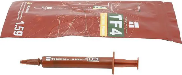 Alt view image 5 of 7 - Thermalright TF4 High Performance Thermal Compound Paste 1.5 Grams, 9.5W/mK, High Durability, for All heatsinks CPU Coolers, with applying Tool