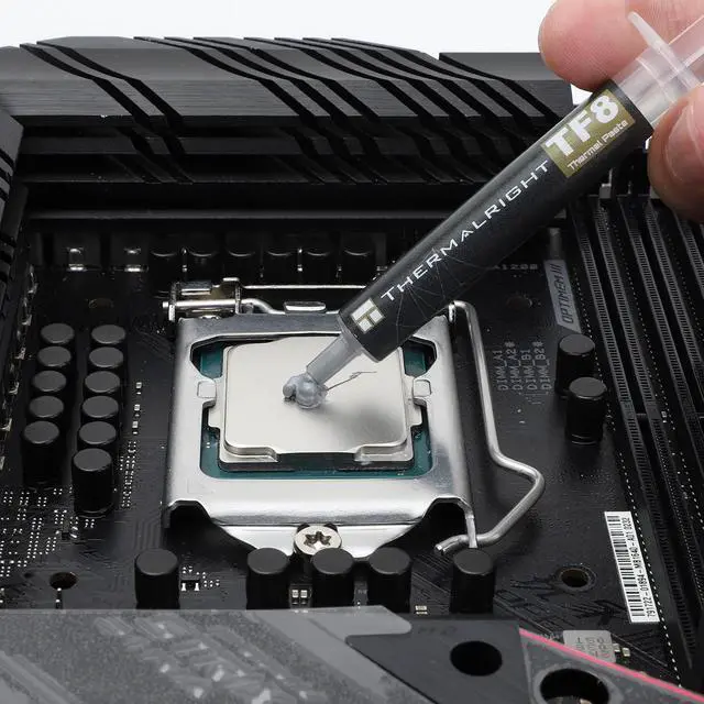 Alt view image 3 of 7 - Thermalright TF8 High Performance Thermal Compound Paste 5.8 Grams, 13.8W/mK, High Durability, for All heatsinks CPU Coolers, with applying Tool