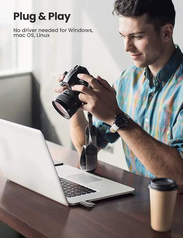 Alt view image 7 of 7 - UGREEN SD Card Reader USB 3.0 to SD TF Memory Card Reader Adapter 2 in 1 for SD SDXC SDHC MMC RS-MMC Micro SDXC Micro SD Micro SDHC Card Plug and Play on Windows Linux Mac OS