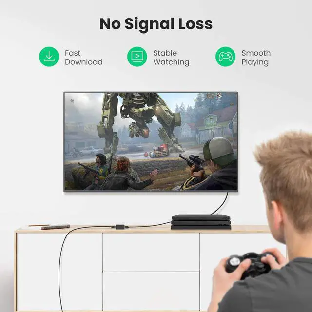 Alt view image 2 of 7 - UGREEN RJ45 Coupler Ethernet Extender Connector 10 Pack Inline Coupler Cat7 Cat6 Cat5e Ethernet Cable Adapter Female to Female Black