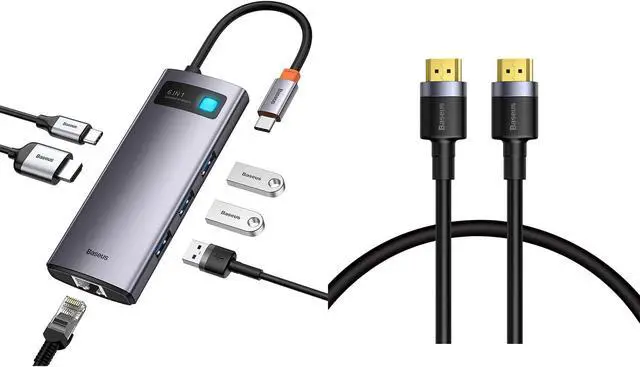 Main image of 6-in-1 USB C Hub & 4K HDMI Cable