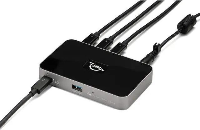 Alt view image 5 of 5 - OWC 5 Port Thunderbolt Hub - 60W Charging, Thunderbolt 4, USB 3.2, Compatible with Macs and PCs