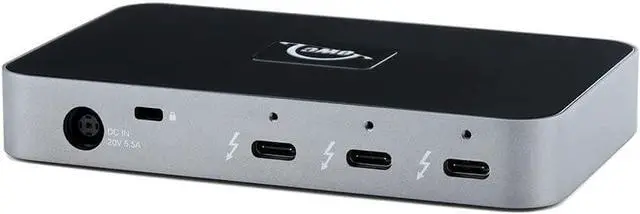 Alt view image 3 of 7 - OWC Thunderbolt Hub, 5 Port, Compatible with M1 Macs, Thunderbolt 3 Equipped Macs, and Thunderbolt 4 PCs, (OWCTB4HUB5P)