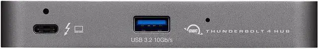 Alt view image 3 of 5 - OWC 5 Port Thunderbolt Hub - 60W Charging, Thunderbolt 4, USB 3.2, Compatible with Macs and PCs