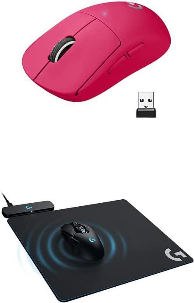 Logitech G PRO X Superlight Wireless Gaming Mouse + Powerplay Wireless  Charging System, PRO Wireless Gaming Mice, Cloth or Hard Gaming Mouse Pad - 